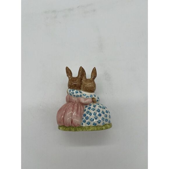 Bunnykins Royal Doulton Rabbit Storytime Figurine DB 9 Golden Jubilee 1984 LE - Picture 3 of 5